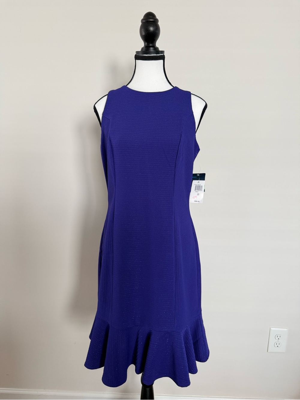 Gabby Skye Ruffle-Hem Dress
